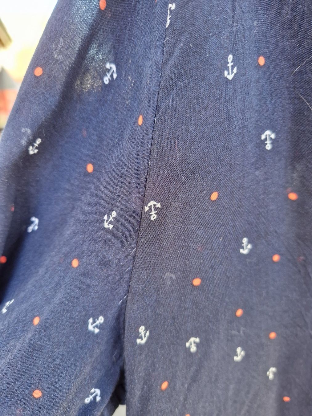 Camicette: Bluse / Tunika blau Rockabilly,Anker/Polka Dots,Gr.36 – Usato da Siblingen venduto da Vany_McDougall 9