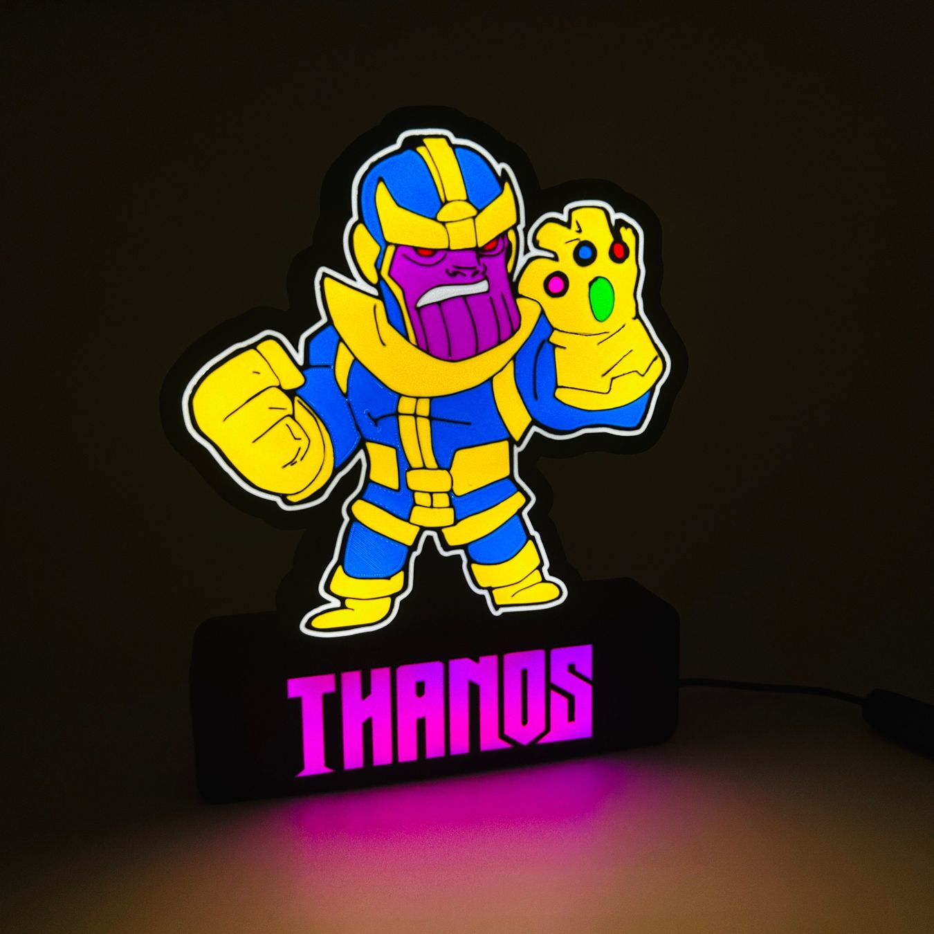 Lampade: Lightbox lampe led THANOS RGB – Nuovo (secondo la descrizione) da Vicques venduto da PAMB3D 1