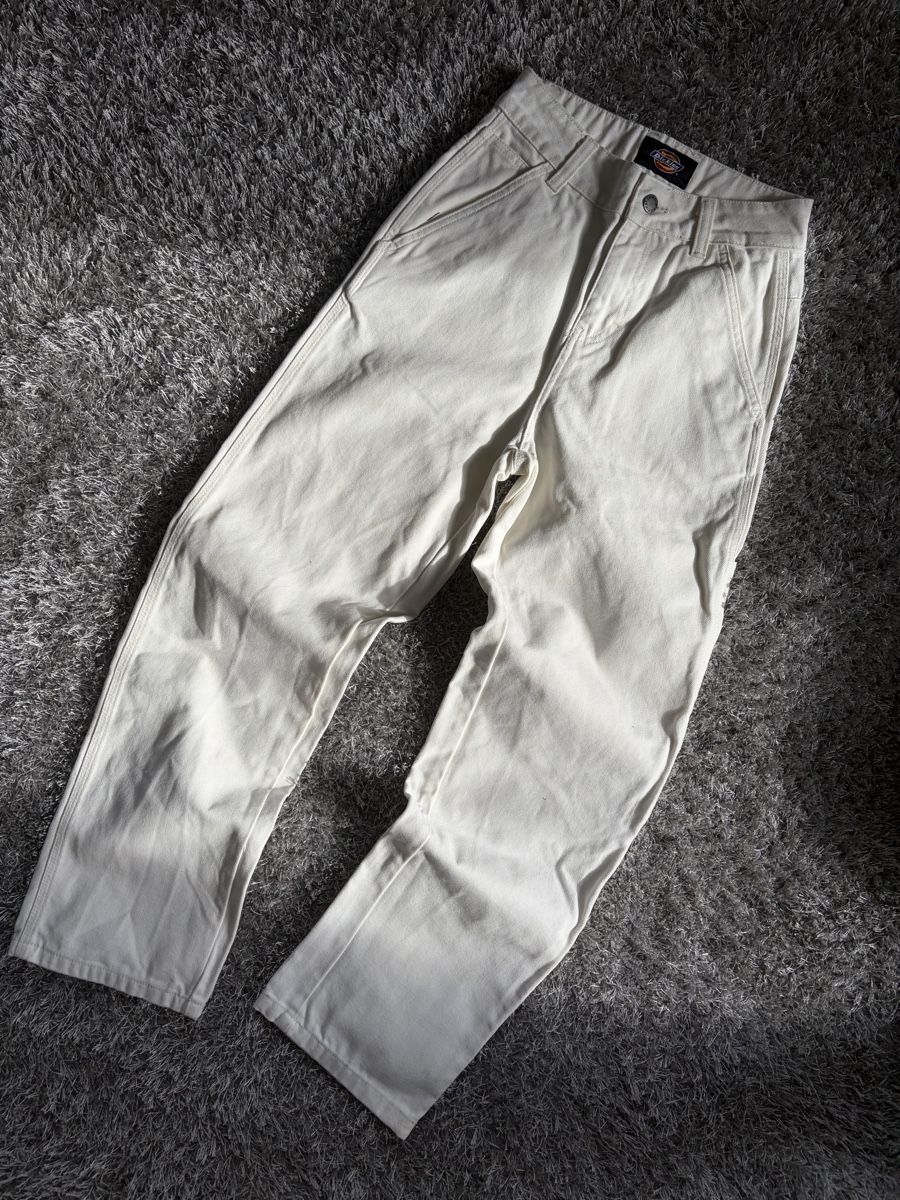 Dickies Jeans: Dickies Work Pants Cream Size W25  – Nuovo (secondo la descrizione) da Brislach venduto da edu_t6pq 2