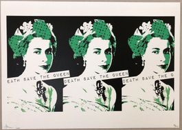 Death: Vuitton Queen Elizabeth , POP Art, signiert 44/100