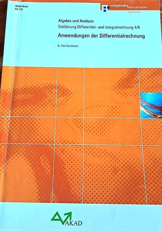 Libri: AA 210 Differentialrechnung  Anwendungen – Usato da Bern venduto da Grossenbacher2