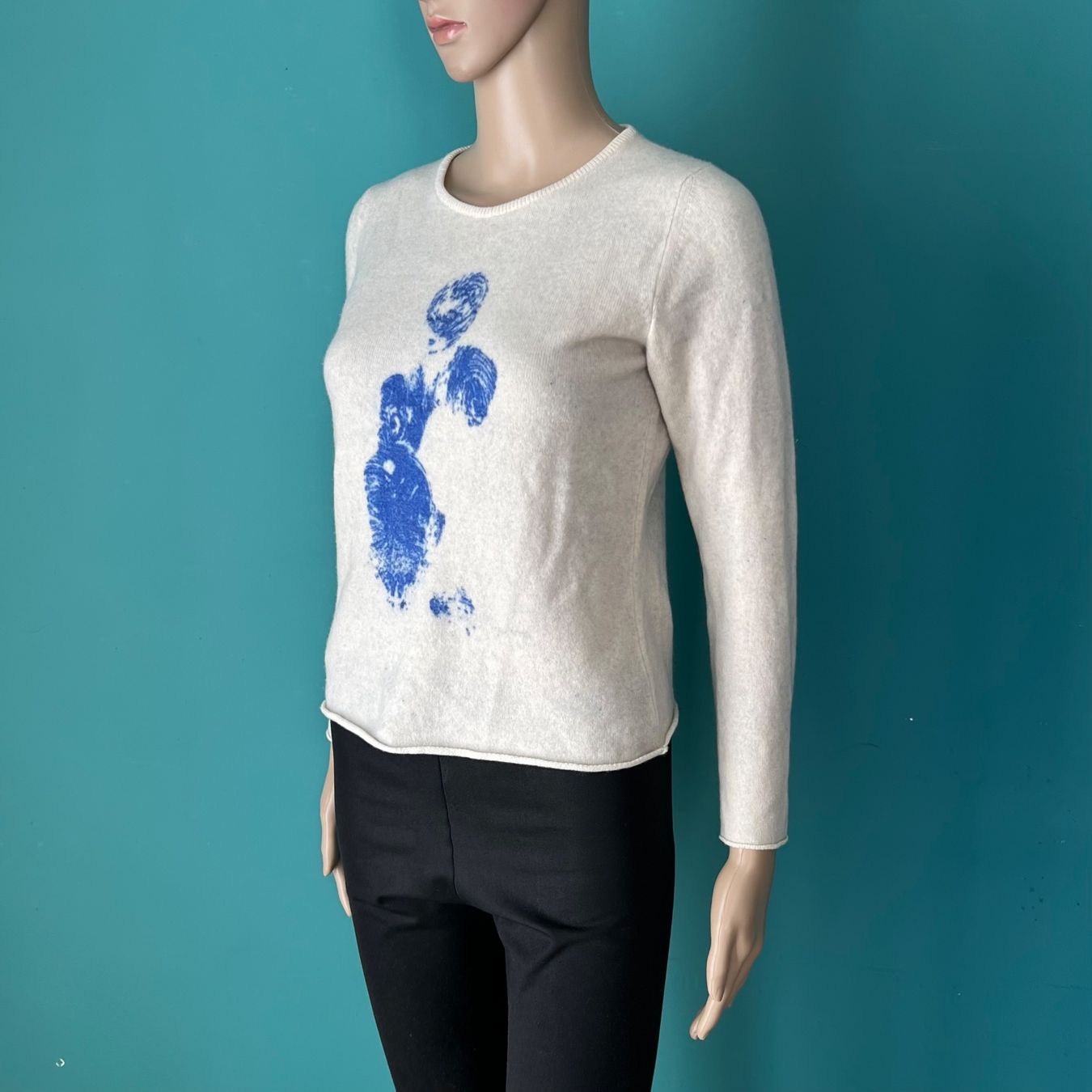 Maglioni & Felpe: LUCIEN PELLAT-FINET Kaschmir Pullover mit Yves Klein Print – Usato da Zürich venduto da ClosetQueen 5