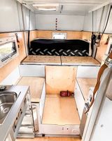Abstellbare GFK-Hub-Wohnkabine für Pick-up
