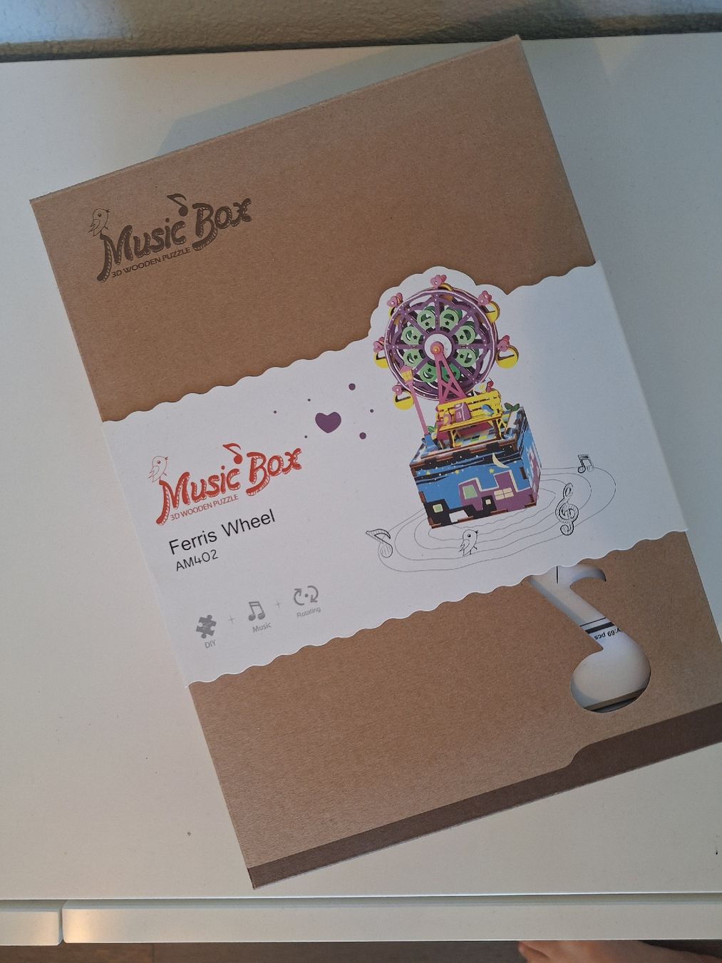 Kit di costruzioni: Spieluhr / Musikbox Bausatz – Nuovo e nell'imballaggio originale da Altendorf venduto da NaNu13