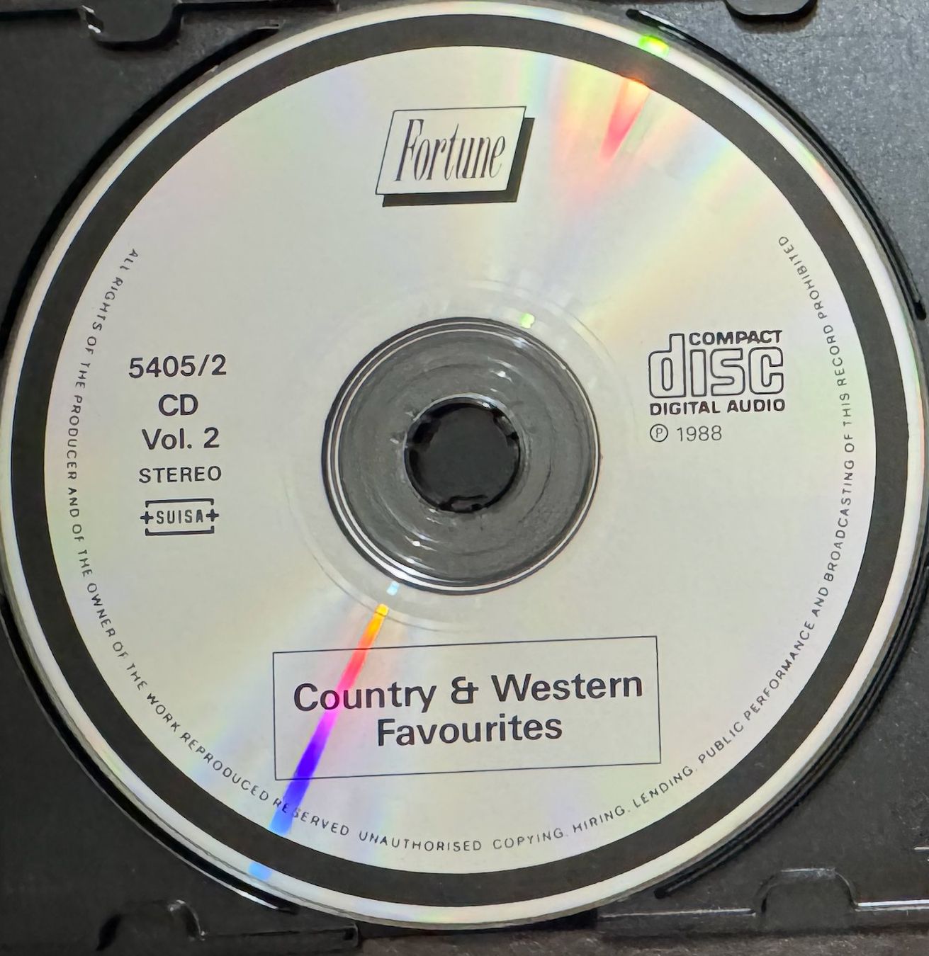 CD: CD COUNTRY & WESTERN FAVOURITES   VOL.2 – Usato da Wisen venduto da gigisna 1