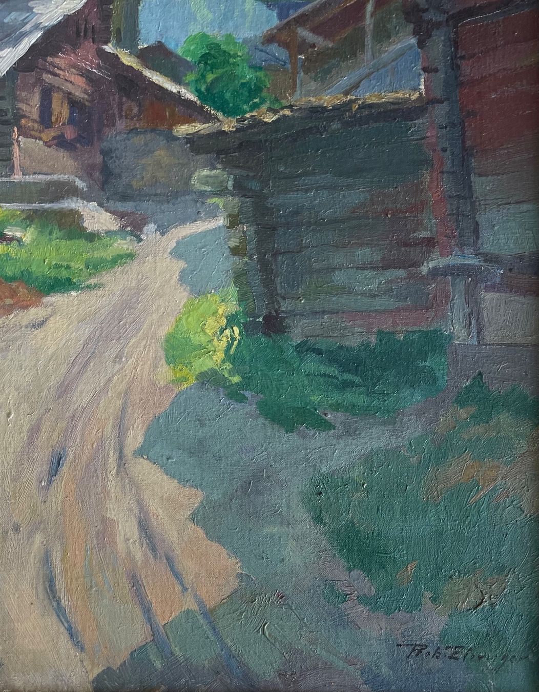 Dipinti: Elmiger Robert (1868-1922) – Usato da Grosshöchstetten venduto da Perle1951 2