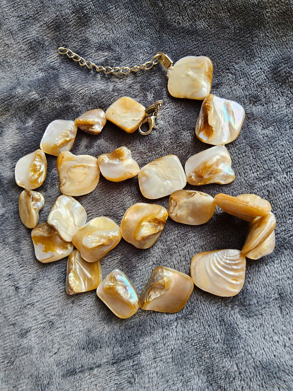 Catenine: Vintage sommerliche Perlmutt Kette Collier – Usato da Zürich venduto da SciTec 6