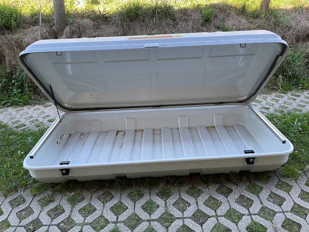 Box da tetto: Thule Top Box 190 Dachbox weiss – Usato da Bolligen venduto da gas_5c6b 1