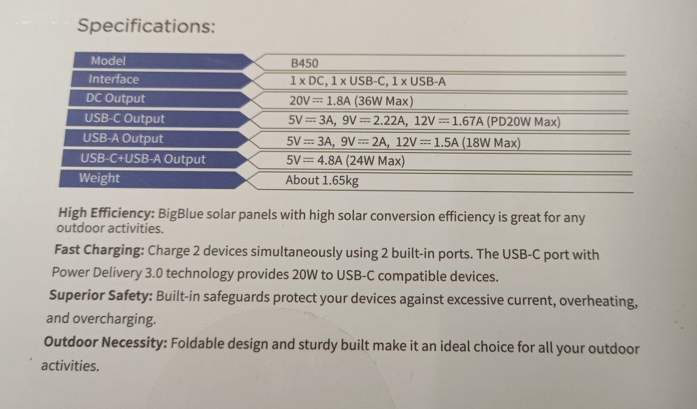 Ladegeräte: Solar Charger 36W Portable Foldable – Neu (gemäss Beschreibung) aus Gebenstorf von Nimi6 3