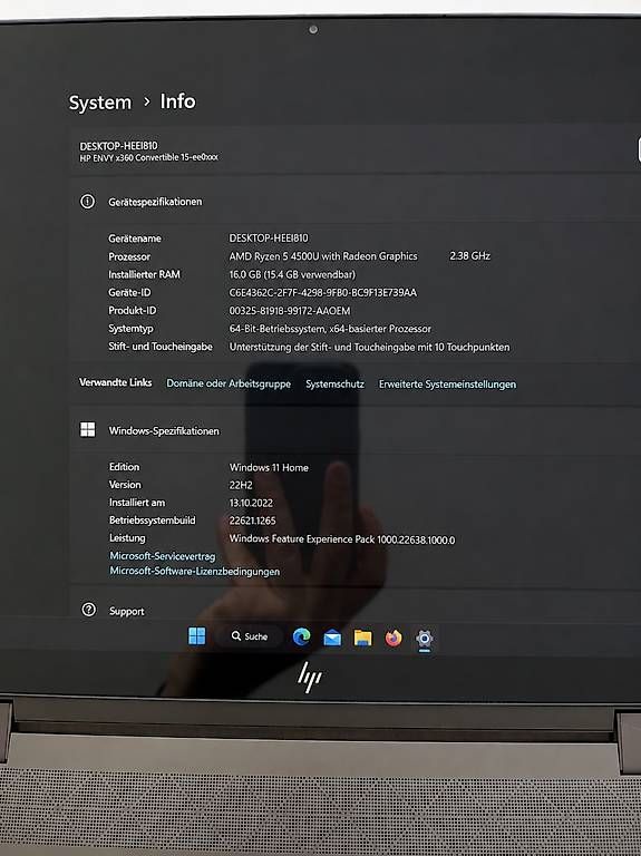 Hewlett Packard Notebook: HP ENVY 360x SSD 512GB – Usato da Oberuzwil venduto da dar_p6f7 4