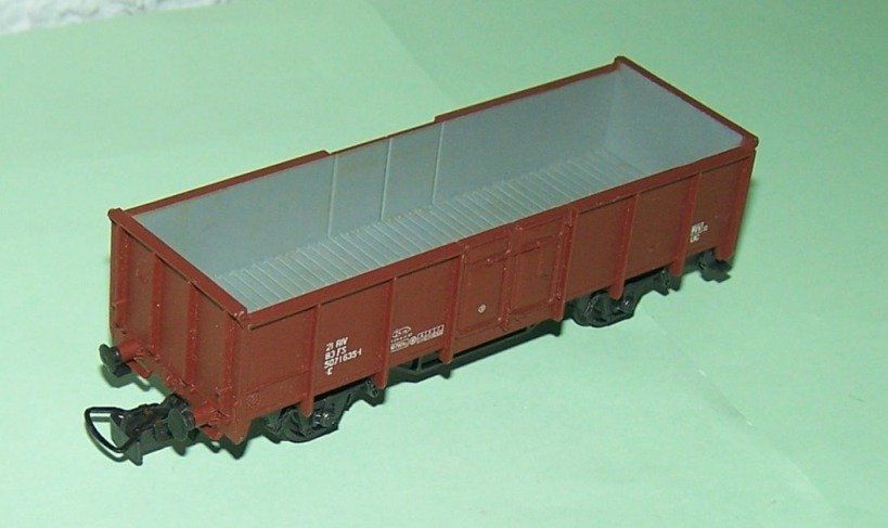 Rivarossi Modellini di ferrovie: Rivarossi H0 2083 Hochbordwagen E der FS, UIC, DC – Usato da Brüttisellen venduto da Rentner44zh 1