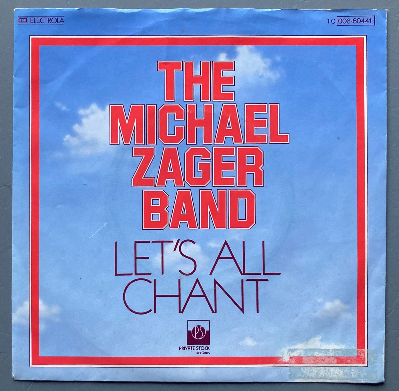 Vinyles: THE MICHAEL ZAGER BAND - LET'S ALL CHANT – D'occasion à Poliez-Pittet par Newtown-Records