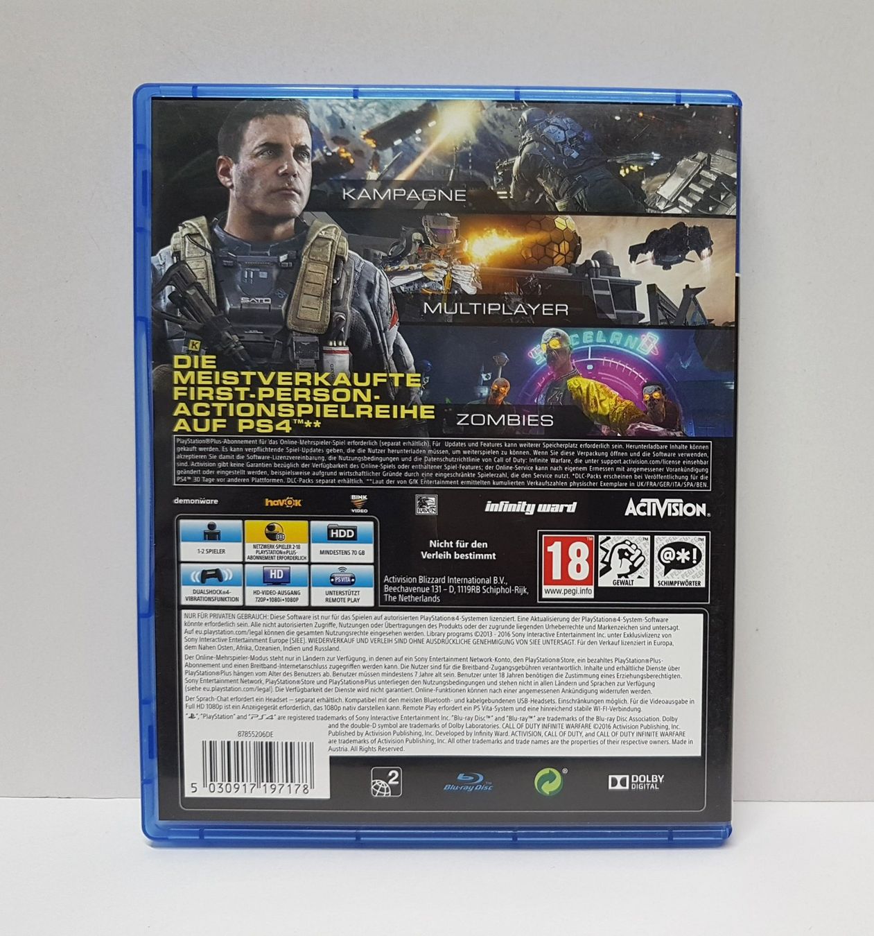 Sony Giochi: Call Of Duty Infinite Warfare Kampagne, Multiplayer,   PS 4 – Usato da Schüpfheim venduto da Games_Spielkonsolen 2