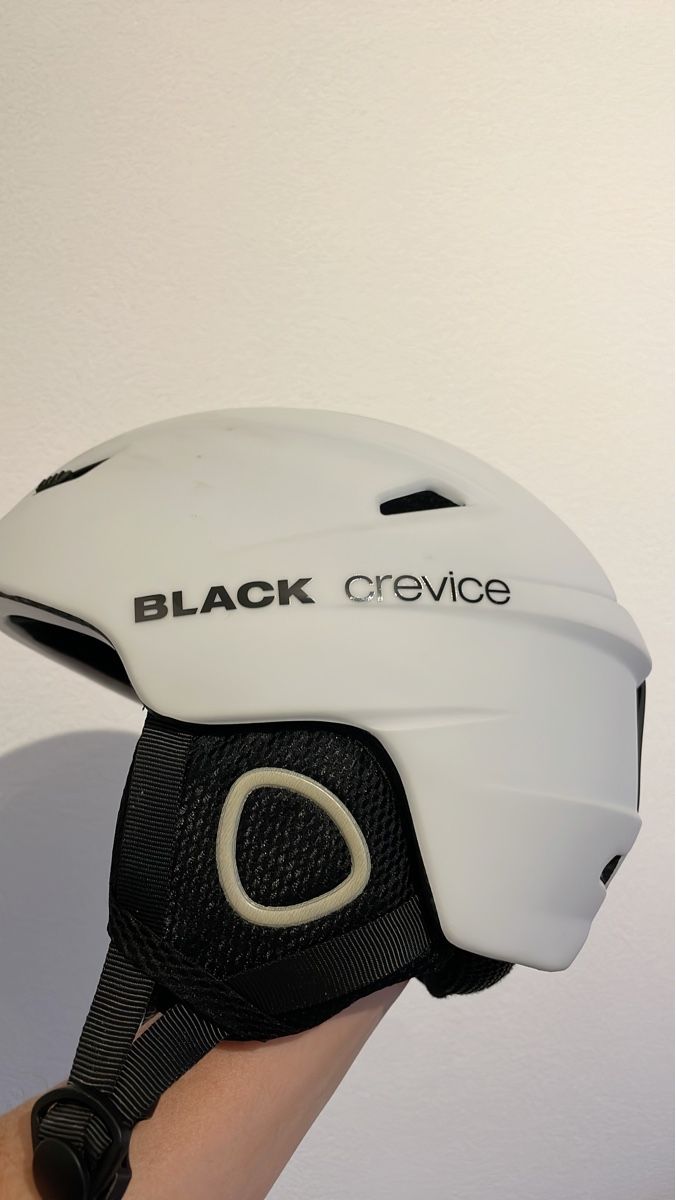 Casques: Skihelm Black Crevice Gr. L weiss – D'occasion à Walkringen par Smed