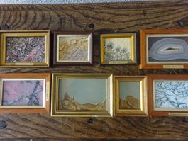 8x gefasste Mineralien