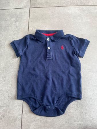 Ralph Lauren, Baby, Body, Polo, Blau, Gr. 74 NEU