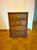 Petite commode / Chiffonnier vintage en bois  54x40x76 cm