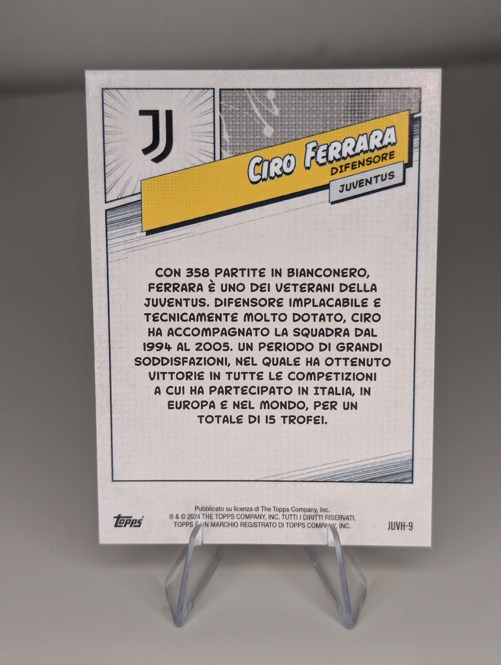 Topps Sammelbilder & Trading cards: Ciro Ferrara Juventus Turin Topps Team Set – Neu (gemäss Beschreibung) aus Hunzenschwil von BRPCards 1