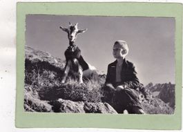 Kitsch Junge mit Ziege Traute Kameraden 1960