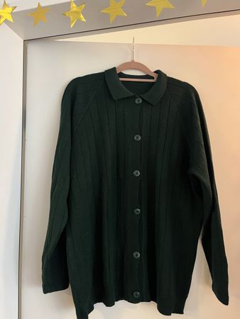 Schwarze Strickjacke Grösse L