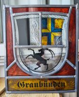 Wappenscheibe Darstellung von Graubünden