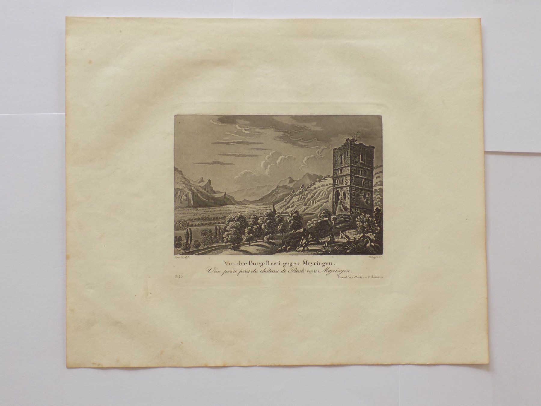 Incisioni: Burg Resti Meiringen – Usato da Risch venduto da Rischli15