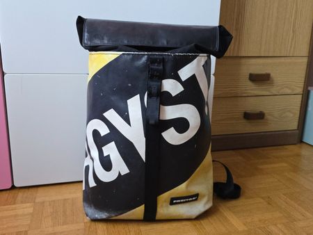 FREITAG Rucksack F155 CLAPTON – Schwarz / Gelb / „RGYST“ Uni