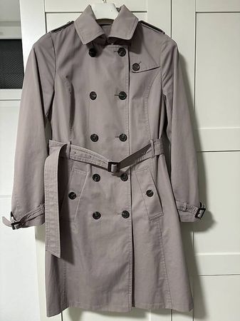 Trench donna elegante - doppiopetto con cintura