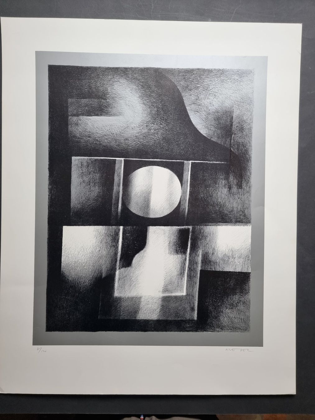 Grafica & Litografie: SVEN KNEBEL SERIGRAPHIE SIGNIERT NUMMERIERT – Usato da Gersau venduto da kunst-online 2