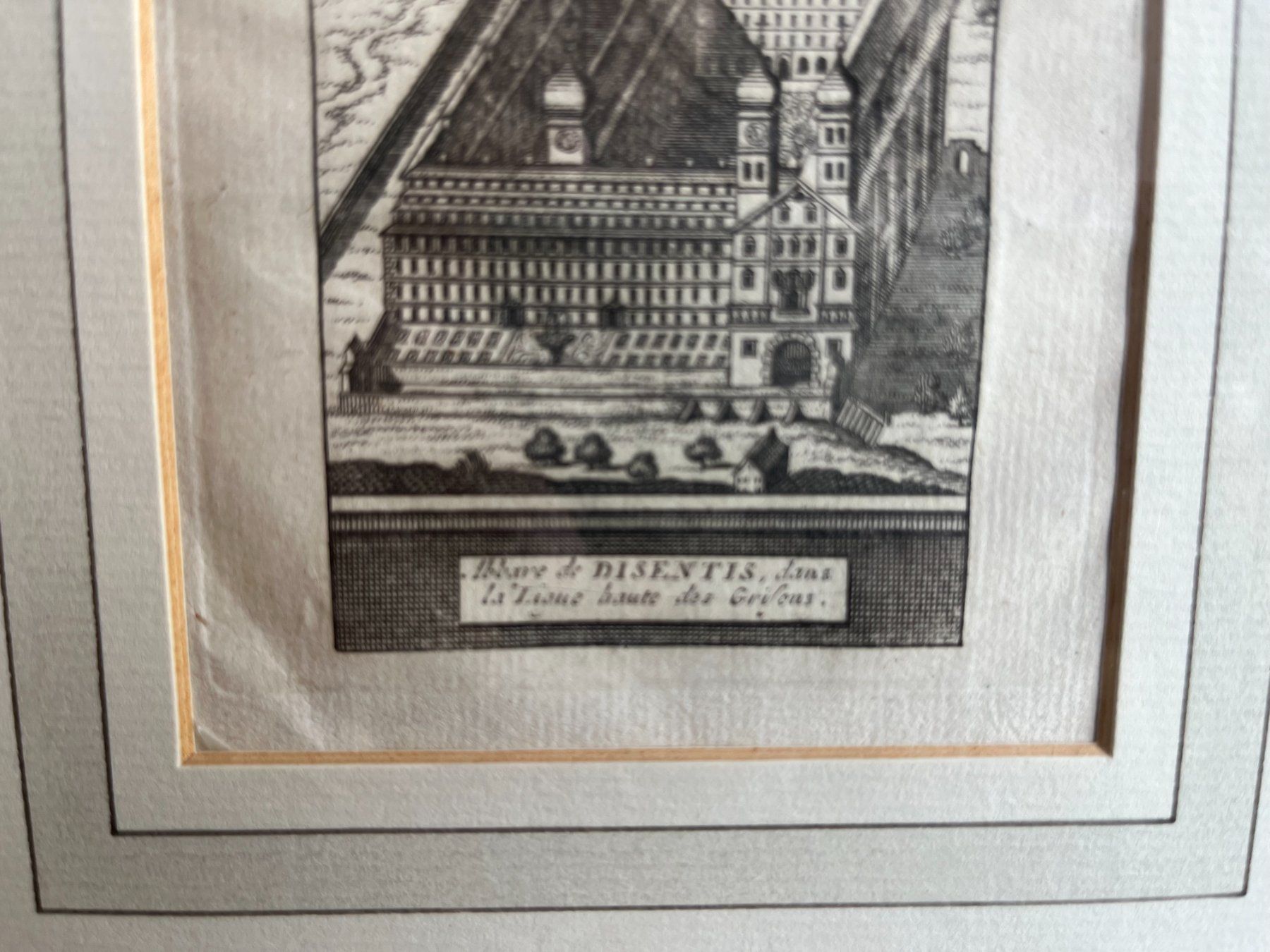 Incisioni: "DISENTIS KLOSTER" - Surselva/Graubünden – Nuovo (secondo la descrizione) da Schübelbach venduto da artandstyle 1