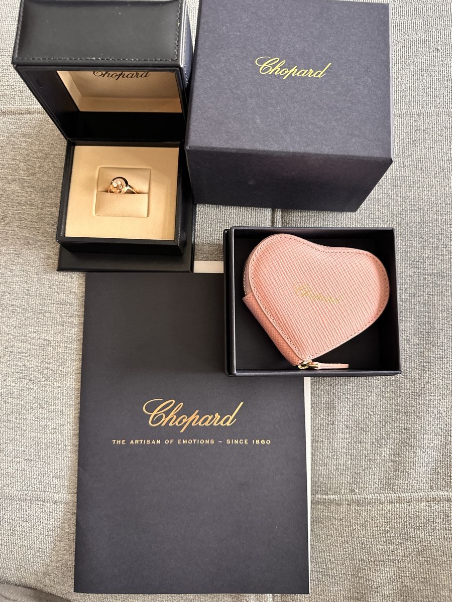 Chopard Ringe: Chopard Happy Diamonds Ring 18K Rose Gold | Full Set – Neu (gemäss Beschreibung) aus Zürich von ann_m2vs 2