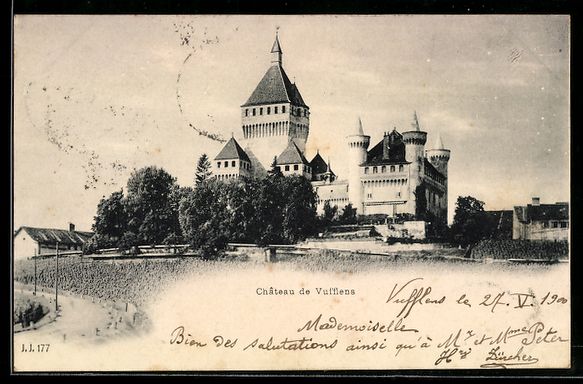 Cartoline postali: AK Vufflens, Château de Vufflens – Usato da Berlin venduto da bartko-reher
