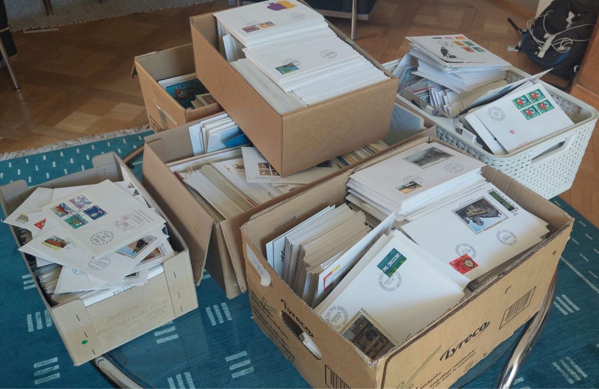 Tutti i francobolli: Nachlass Sammlung über 1000 CH FDC – Usato da Duebendorf venduto da 69R81y 1