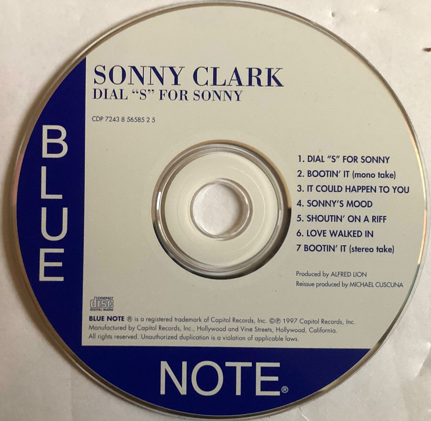 CDs: SONNY CLARK - DIAL "S" FOR SONNY – D'occasion à Poliez-Pittet par Newtown-Records 2