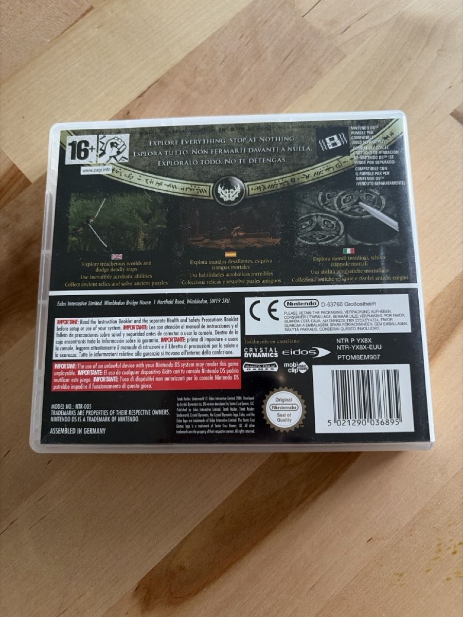 Giochi: Tomb Raider Underworld - Nintendo DS – Nuovo (secondo la descrizione) da Chiasso venduto da Chibichan 2