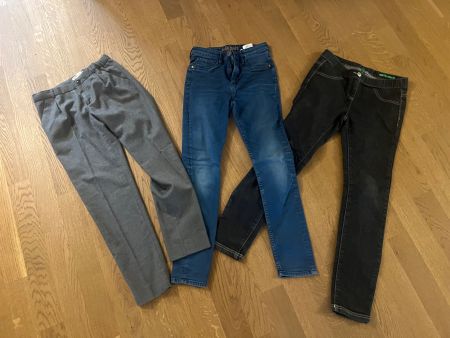 3x Kinder Jeans/Hose – Zara, Benetton & H&M - Gr. 11-12