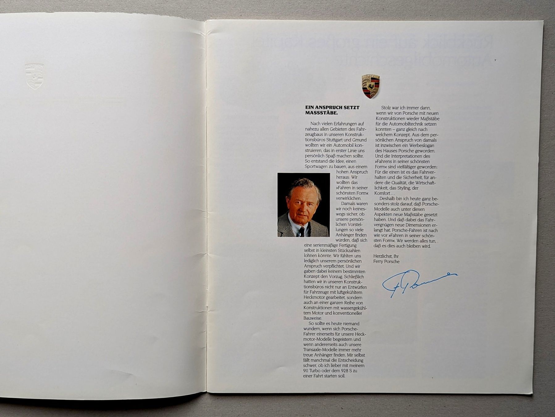 Porsche Dokumente: Originalkatalog "PORSCHE", Modellprogramm – Neu (gemäss Beschreibung) aus Olten von VanishingPoint.71 6