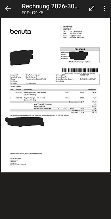 Tappeti: Kinderzimmerteppich Lytte Malu Weiss/Rosa – Usato da Brugg AG venduto da nadinekreienbuehl 1