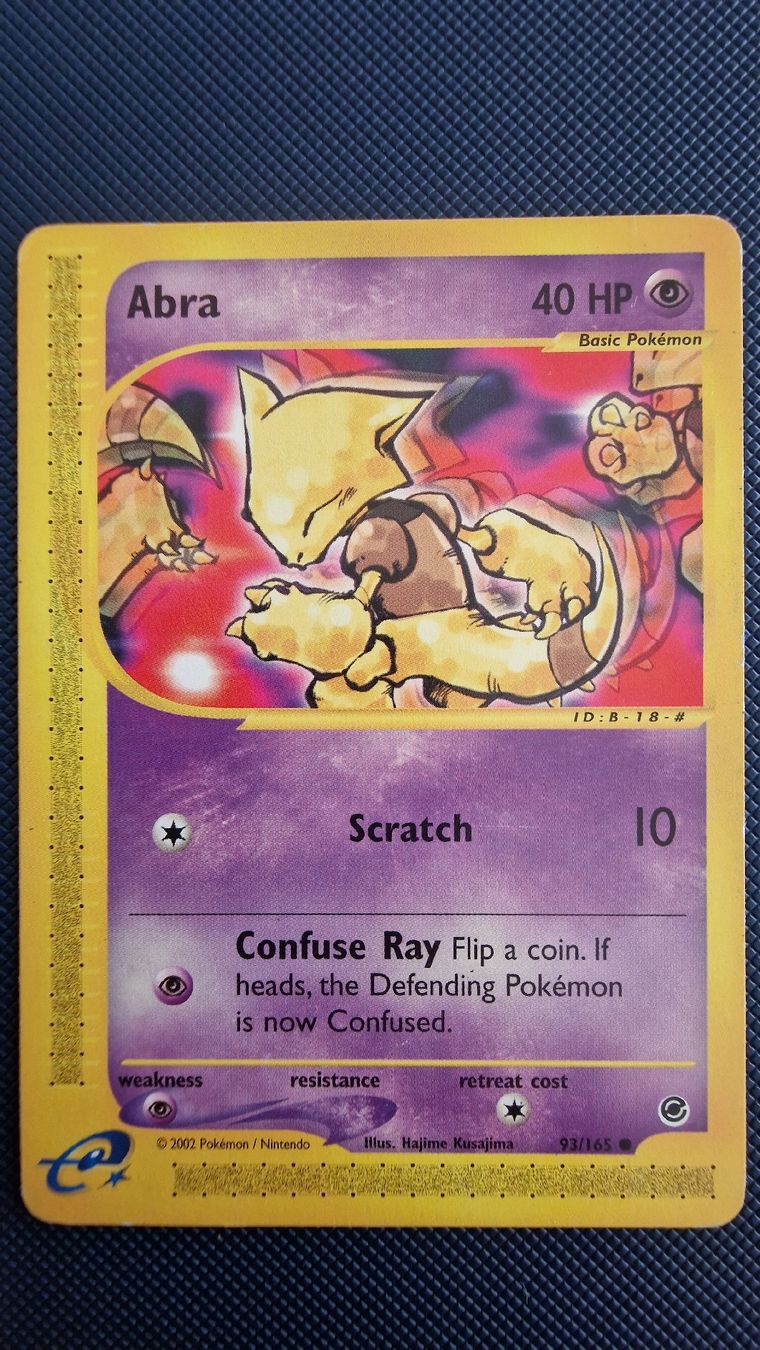 Pokémon Carte collezionabili: Abra #93 – Pokémon Expedition – Usato da Veytaux venduto da PocketMonster