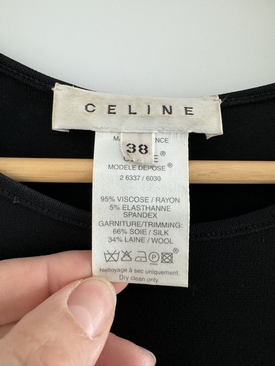 Celine Kleider: Vintage Black Celine stretch dress – Gebraucht aus Wädenswil von kir_7hdr 1