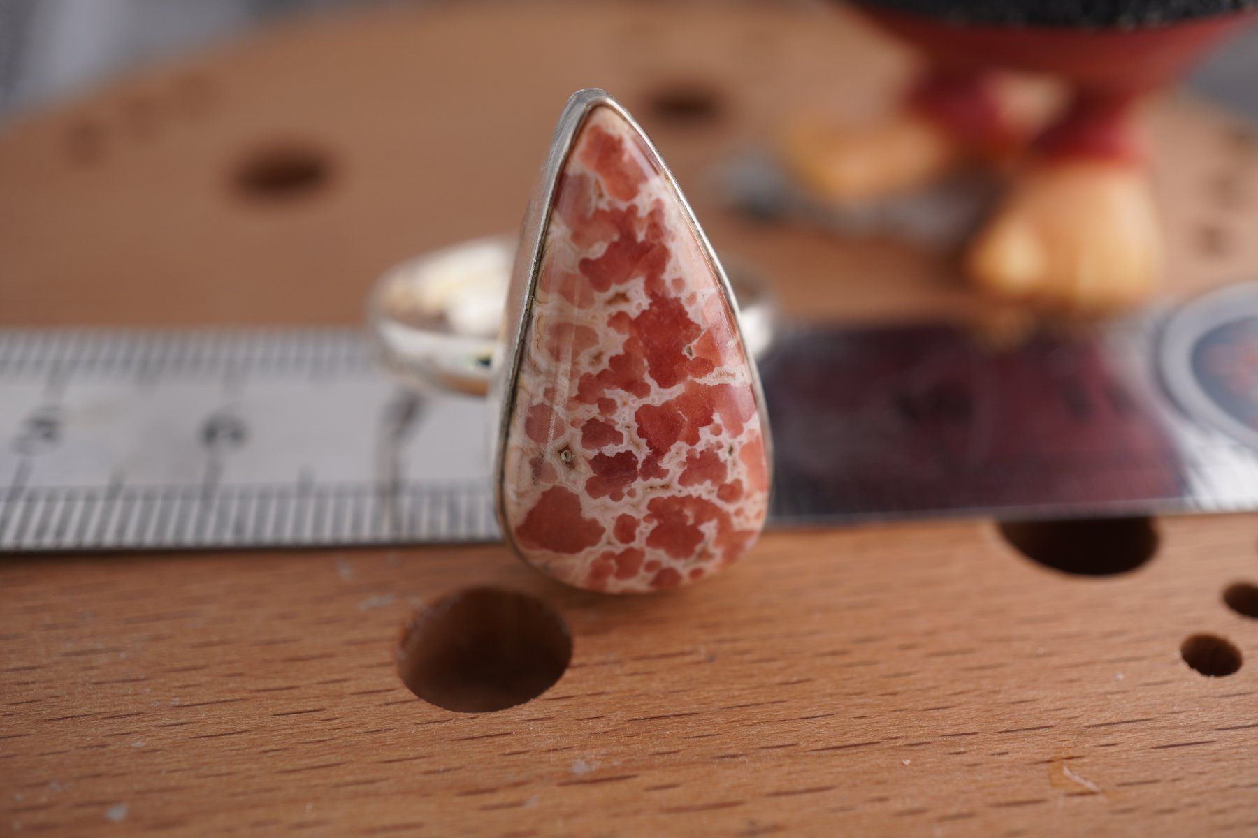 Minéraux & Lithothérapie: Rhodochrosit   ring Grösse  Variabel     (Räumung!) – Neuf avec emballage d'origine à Eschenbach SG par topstone 2