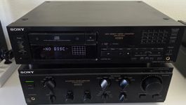 Sony CD Player CDP-X33ES und Verstärker TA-F550ES