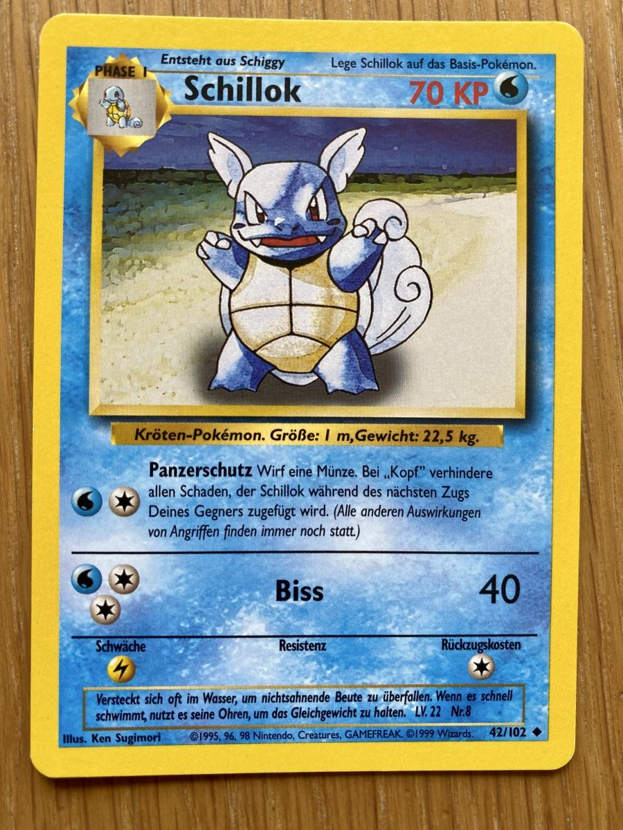 Pokémon Carte collezionabili: Pokémon Karten Set 6 Stück Basis Starter 1. Generation 1999 – Usato da Haldenstein venduto da lisipe 7