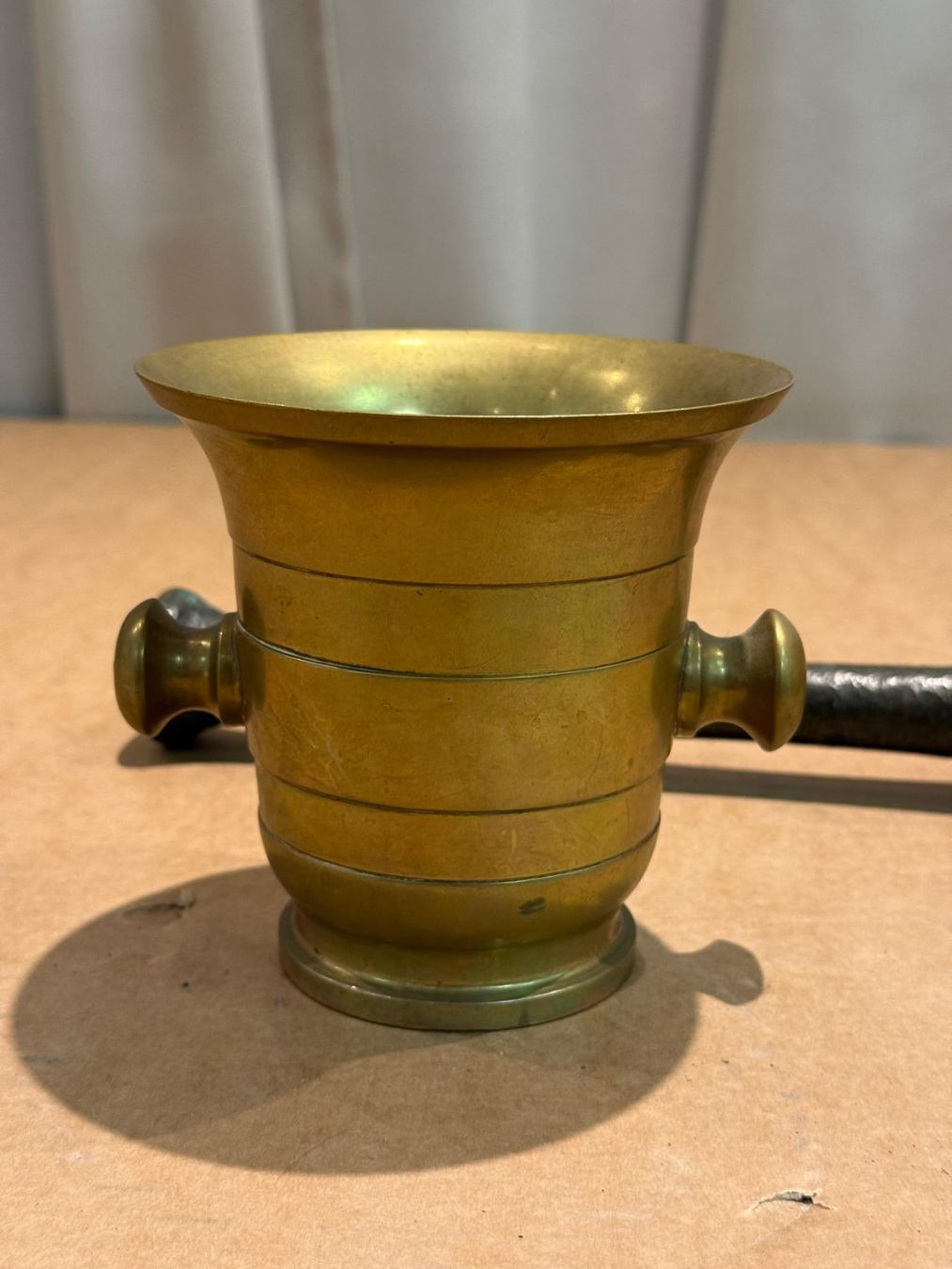 Altro per cucinare: Antiker Mörser mit Stössel, Bronze/Messing – Usato da Zofingen venduto da GrosisWonderkeller 3