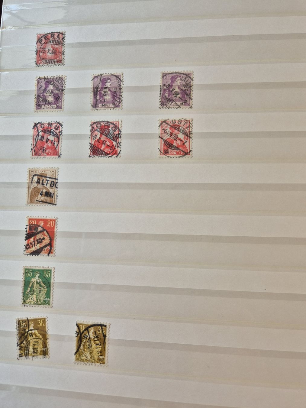 Tous les timbres: briefmarkensammlung schweiz – D'occasion à Uznach par Fireblade7 7