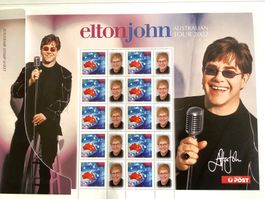 2002 Australien Folder Elton John Bogen ** + CD Aus. Tour