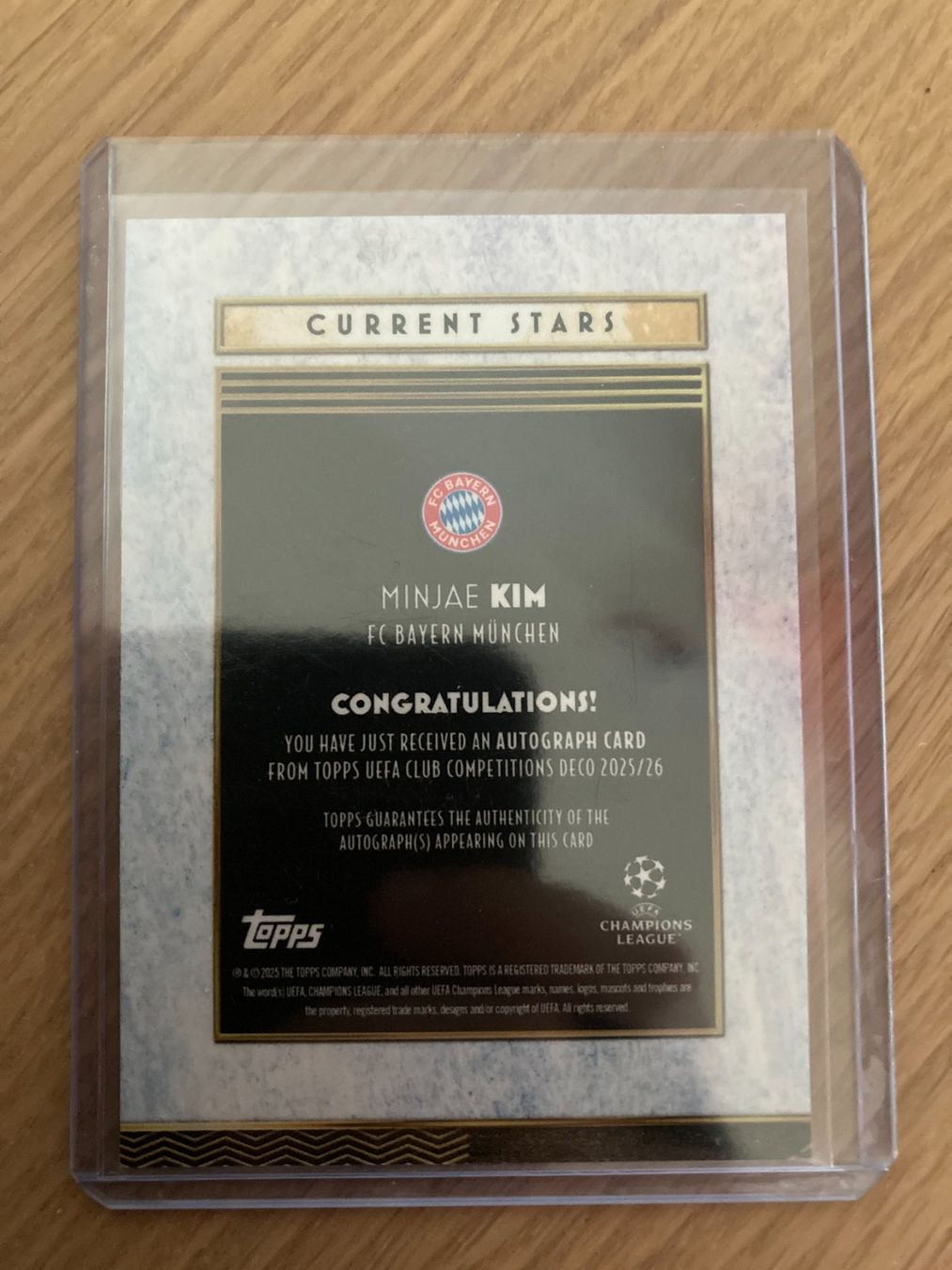 Topps Cartes à collectionner: Topps Deco 2025-26 - Kim Min Jae Auto /99 – D'occasion à La Tour-de-Peilz par Tyalos_Cards 1