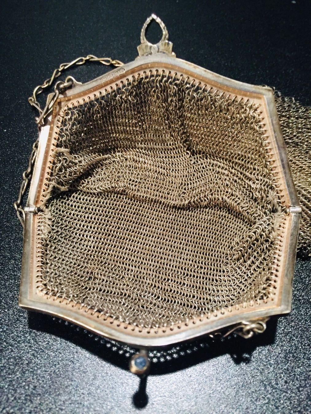 Borse da donna: Mesh Tasche, 20er Jahre – Usato da Einsiedeln venduto da Fundgrube59 5