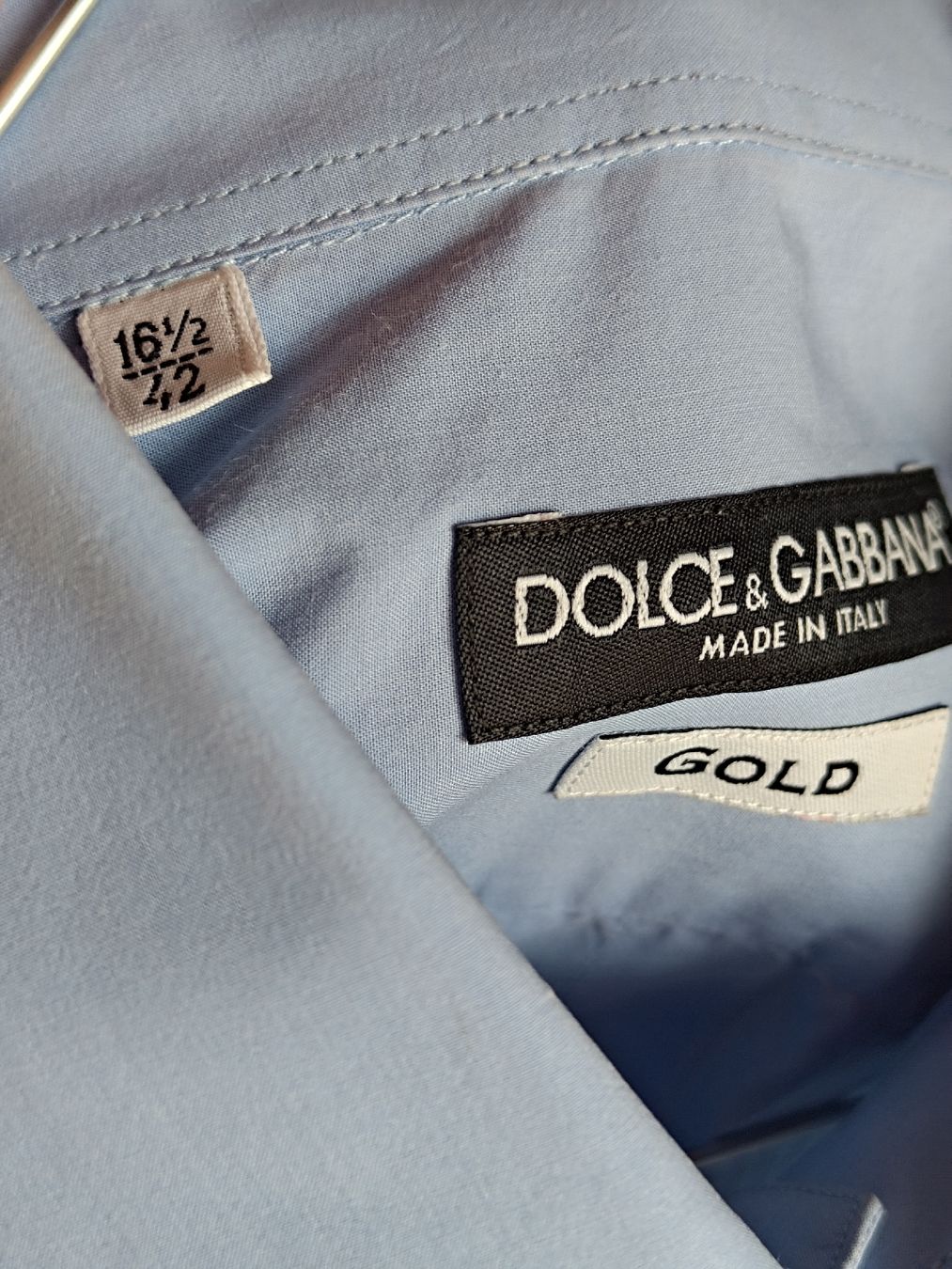 Dolce & Gabbana Hemden: Camicia D&G Gold uomo cotone 100%. TG 42. – Gebraucht aus Lugano von fbo_82wg 1