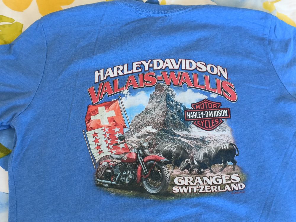 T-shirt Harley-Davidson Valais-Wallis comme neuf 3